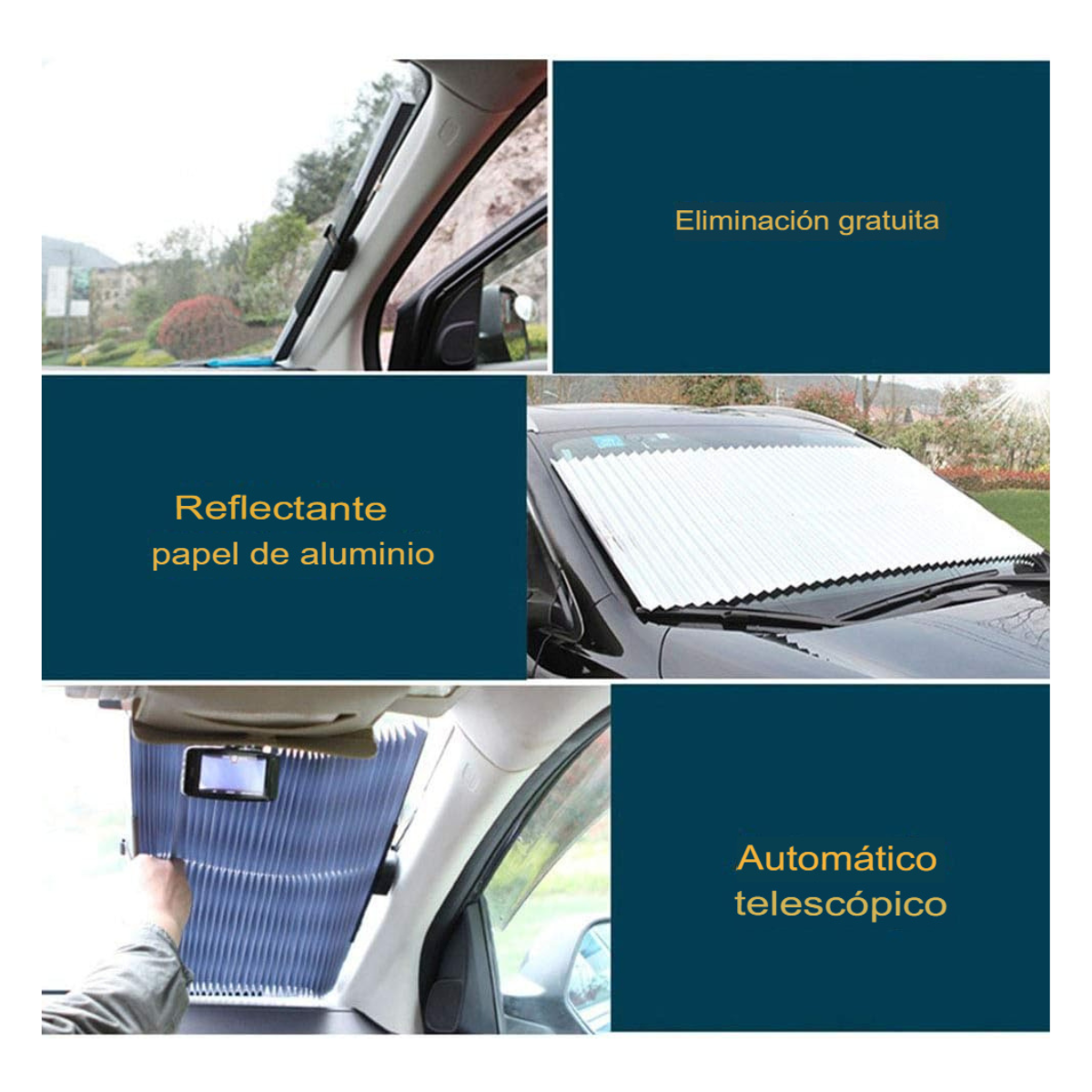 Cortina Plegable de 65 cm para Auto